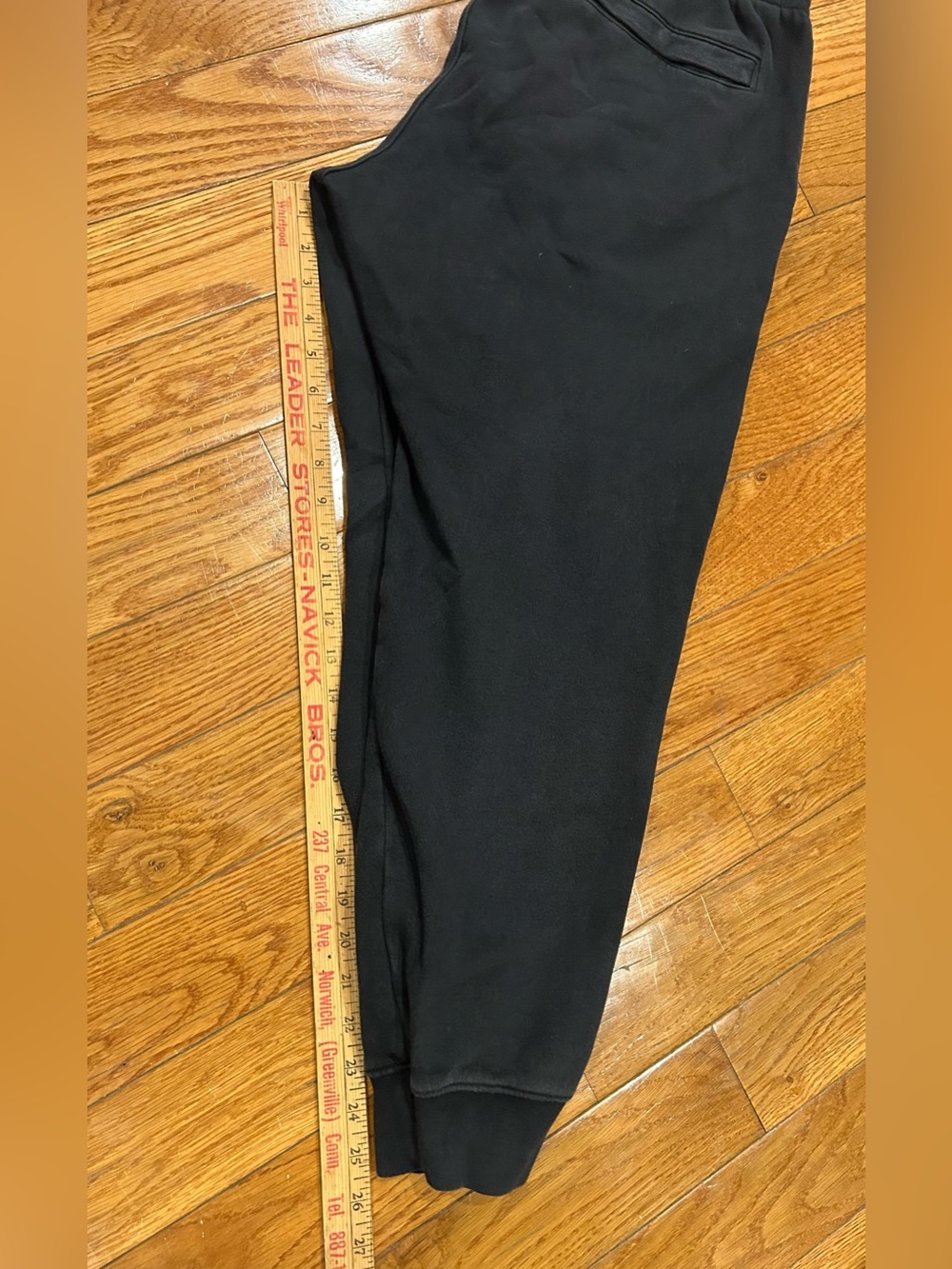 Nike Mens Sweatpants Size Large Black Fleece Jogger Casual Athletic Pants - Picture 11 of 11